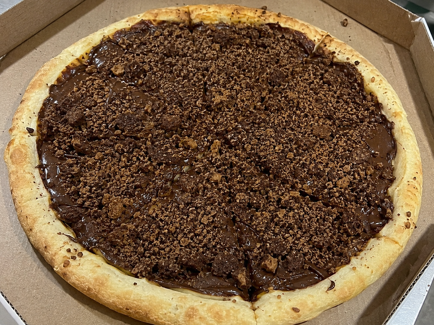 Pizza de Ovomaltine